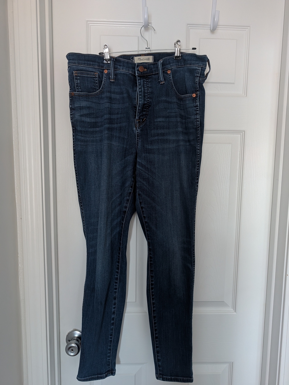 Madewell High-Rise Skinny Jeans - Dark Blue